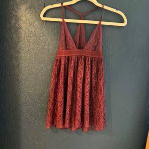 Victoria’s Secret baby doll lingerie top. Size small.